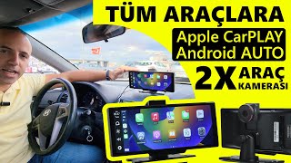 Tüm Araçlarla Uyumlu Kablosuz CarPlay amp Android Auto  OttoScreen MAX [upl. by Marsh560]