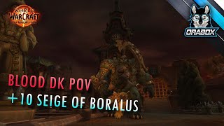 Blood Death Knight 10 Siege of Boralus playthrough [upl. by Colette699]