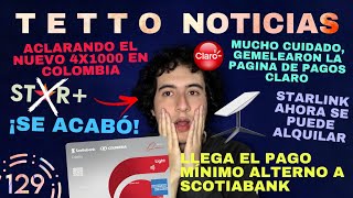 ¡Scotiabank Colpatria saca NUEVO servicio en tarjetas de crédito Disney y Starlink más 4x1000 [upl. by Engle]