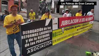 El movimiento pensionista en marcha hacia Madrid para manifestarse exigiendo Pensiones Dignas [upl. by Constantina53]