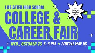 2024 FWPS Life After High School College and Career Fair Explore Your Options [upl. by Wilkie258]