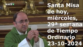 Santa Misa de hoy miércoles de la 29ª semana de Tiempo Ordinario 23102024 [upl. by Eserehc]