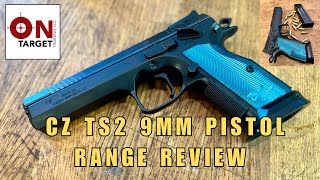 CZ TS2 Review  Competition inspired 9mm pistol [upl. by Stillman]