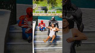 Spiderman and pintu saves Franklin  GTA V  shorts 110 [upl. by Enilarac681]