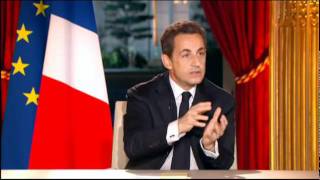 Interview télévisée de Nicolas Sarkozy en intégralité [upl. by Aititil]