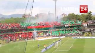 Derby Ternana Perugia cori e coreografie degli ultrà [upl. by Roxine81]