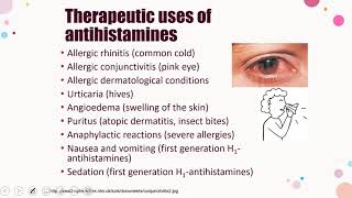 Antihistamine drugs its Pharmacological actions therapeutic uses and its ADR for undergraduates [upl. by Acirne987]