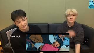 ENGSUB Stray Kids BangChan and IN reacting to Spring Day by BTS [upl. by Gad]