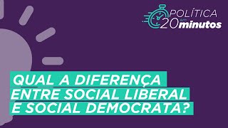 Qual a diferença entre social liberal e social democrata [upl. by Ezra850]