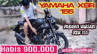 Modifikasi Yamaha XSR 155 Terbaru 2023 modal 900 ribu sudah keren review rincian variasi XSR 155 [upl. by Nillok]