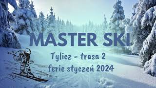 MasterSki Tylicz  trasa nr 2  ferie styczeń 2024 [upl. by Llenral]