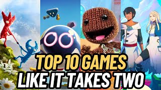 TOP 10 BEST GAMES LIKE IT TAKES TWO  TWO PLAYER GAME MUST PLAY [upl. by Koressa]