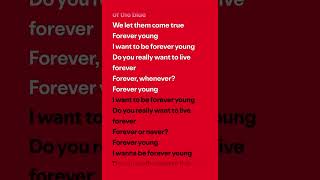 Alphaville Forever Young Lyrics ORIGINAL [upl. by Deyas781]