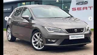 Approved Used SEAT Leon 20 TDI CR FR Euro 5 ss 5dr  Crewe SEAT amp CUPRA [upl. by Airotahs]