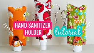 DIY Hand Sanitizer Holder handsanitizerholder handgelpouch [upl. by Turino]