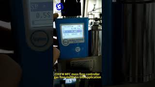 CIXIFM MFC mass flow controller gas mass flow meter onsite application flowmeter massflowmeter [upl. by Cathey265]