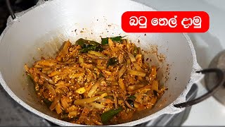 වම් බටු තෙල් දාමු Wambatu wambatu thel dala [upl. by Shannan]