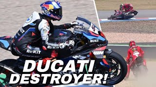 Superpole Race WSBK Most Czech Republic  Toprak Razgatlioglu Beats Two Ducatis Bulega and Bautista [upl. by Jc]