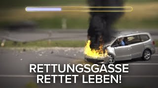 Neue Version Rettungsgasse rettet Leben [upl. by Boff]