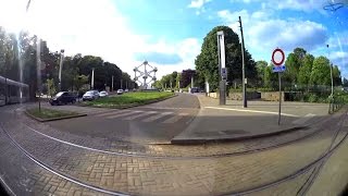 The Brussels Tram Route 7  Whole Tramline  Side View [upl. by Aicinat228]