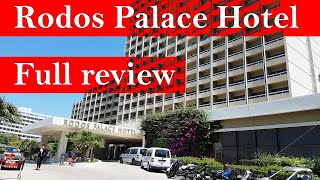 RODOS PALACE HOTEL Rhodes Greece  FULL tour and review [upl. by Aihsotan]