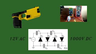 Multiplicateur de tension de 12V à 1000V Tests et Observations [upl. by Arerrac860]