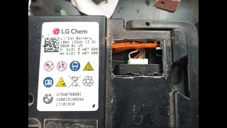 Восстановление Корейского LG Chem Li  ion аккумулятора 10Ah 132Wh bmw 2021г [upl. by Ecienal931]