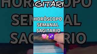 HORÓSCOPO SEMANAL SAGITARIO ♐ tarotlove tarot tarotyastrologia tarotcommunity amor tarotgratis [upl. by Rohpotsirhc]