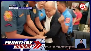 ExCebu administrator Collin Rosell pumalag nang posasan ng mga pulis  Frontline Tonight [upl. by Jobina]