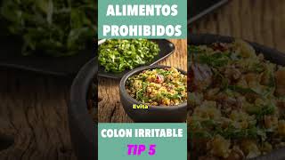 LISTA ALIMENTOS PROHIBIDOS COLON IRRITABLE vitaminasymineralesnaturales tips alimentossaludables [upl. by Leinnad732]