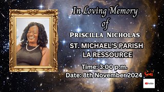 In Loving Memory of Priscilla Nicholas [upl. by Emanuel]