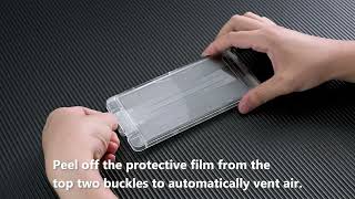 Tempered Glass Protector Installation Video for Phone [upl. by Zehc]