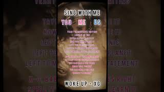 SMILEY  quotWOKE UPquot  karaoke ver  orig XG kpop fyp karaoke xg рек jpop cover lyrics on [upl. by Jerad733]