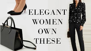 15 pieces every ELEGANT Woman owns  Fashion Over 40 [upl. by Drusilla]