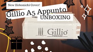 Planner Unboxing Gillio A5 Appunto Undyed New Hobonichi Cousin Cover [upl. by Mima]