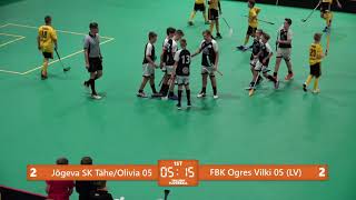 Jõgeva SK TäheOlivia 05  FBK Ogres Vilki 05 LV  D1BOYS 2005116 [upl. by Bocyaj]