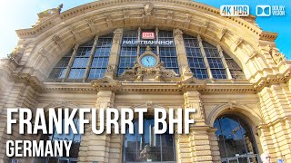 Frankfurt Hauptbahnhof One Of The Busiest Train Stations In  🇩🇪 Germany 4K HDR Walking Tour [upl. by Amethyst]