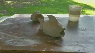 Watch me create a fish ceramic [upl. by Assirral557]