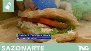 Receta Chapata de Pollo con Albahaca [upl. by Ahtis]