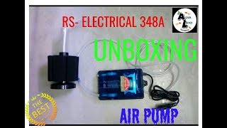 Rs Electrical Air Pump UNBOXING amp SETUP [upl. by Ahsauqal]