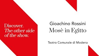 MOSÈ IN EGITTO DISCOVER The other side of the show [upl. by Ahtelrac]