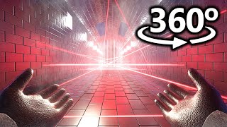 Laser Room in 360°  VR  4K [upl. by Eural806]