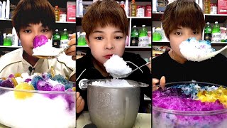 SOLO Y14  ASMR SHAVED ICE EATING [upl. by Sansone]