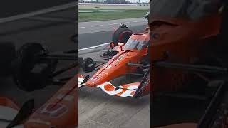 Felix Rosenqvist Crash2024 Indycar Series at Nashville [upl. by Inatsed621]