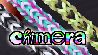 Chimera Bracelet Tutorial  Regular Tribal and Inverted Variations  Rainbow Loom Bracelet [upl. by Godding]