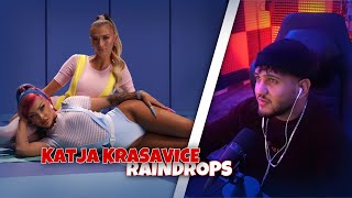 KATJA KRASAVICE  RAINDROPS Official Music Video REACTION  ALISKK97 [upl. by Kalina]