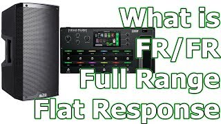 What is FRFR and why should you care ALTO TS212 Full Range Flat Response Speakers [upl. by Ifar]