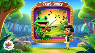 Froggy’s Happy Dance  Crazy Frog Song  Fun Songs amp Nursery Rhymes By Kid Krew [upl. by Ynnatirb]