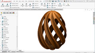 Advanced Surface Modeling  SolidWorks Tutorial [upl. by Omrellig851]