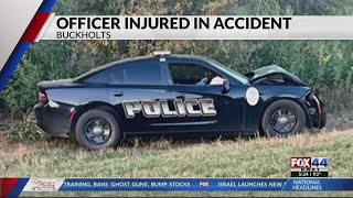 Buckholts police officer involved in traffic crash [upl. by Tisman]